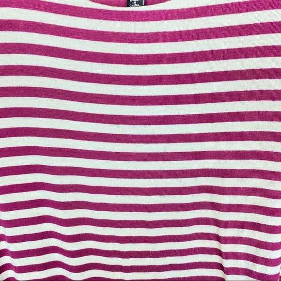 Bobeau Estelle Stripe Side Draped Dress, size 3X - Picture 9 of 9